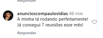 Depoimento de cliente