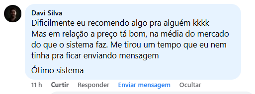 Depoimento de cliente