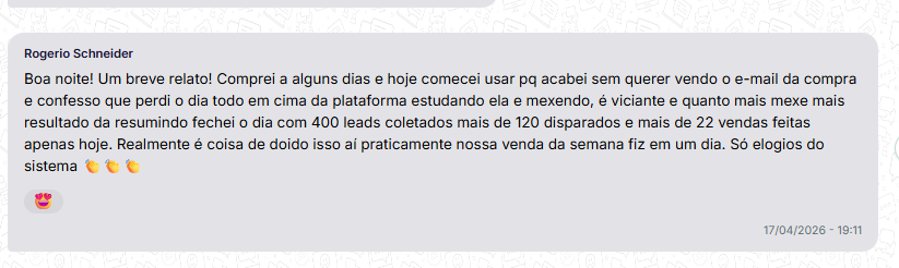 Depoimento de cliente